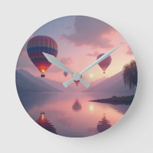 Horloge Ronde Aventures en montgolfière rêvées