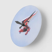 Horloge Ronde Avion Microlight (Angle)