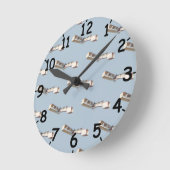 Horloge Ronde Avion Santos-Dumont 14 Bis (Angle)