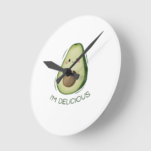 Horloge Ronde Avocado Watch: Stay on Time with Style (Angle)