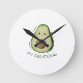 Horloge Ronde Avocado Watch: Stay on Time with Style (Recto)