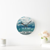 Horloge Ronde Away Me Away Beach Devis (Maison)