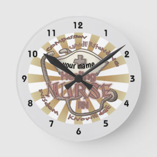 Horloge Ronde axiome d'infirmière de guérison