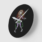 Horloge Ronde Aztec Mythologie Deity Tzitzimitl (Angle)