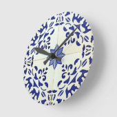 Horloge Ronde Azulejos (Angle)