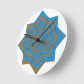 Horloge Ronde Azur et Étoile de l'Ember (Angle)