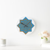 Horloge Ronde Azur et Étoile de l'Ember (Maison)