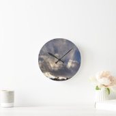 Horloge Ronde Backlit clouds (Maison)
