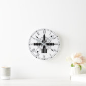 Horloge Ronde badge de la Direction de l'ET (Maison)
