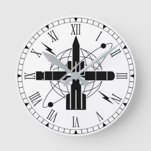Horloge Ronde badge de la Direction de l'ET