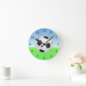 Horloge Ronde Bal de football dimanche (Maison)