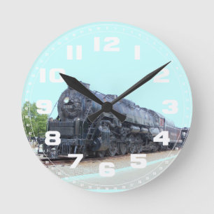 Horloge Ronde Baldwin- Reading Railroad Locomotive 2124