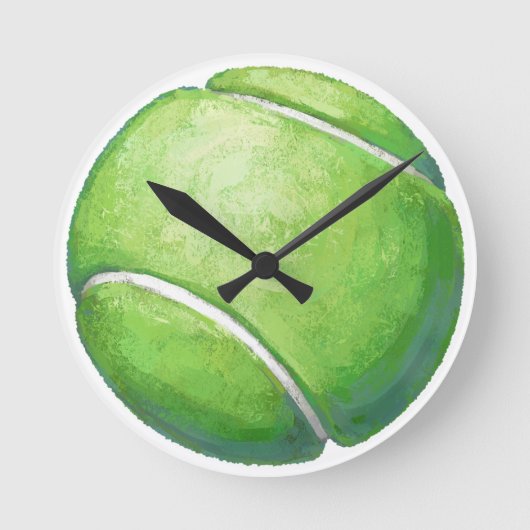 Horloge Ronde Balle de tennis (Recto)