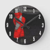 Horloge Ronde Ballerina Chaussures Belle Ballet (Recto)