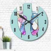 Horloge Ronde Ballerina Cute Ballet