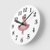 Horloge Ronde Ballerine (Angle)