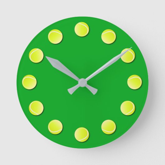Horloge Ronde Balles de tennis (Recto)