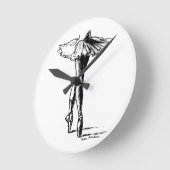 Horloge Ronde Ballet (Angle)