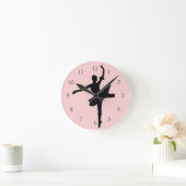 Horloge Ronde Ballet avec chiffres (Maison)