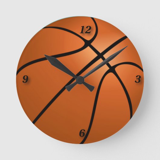 Horloge Ronde Ballon de basket (Recto)