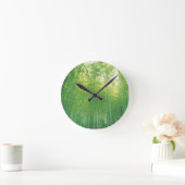 Horloge Ronde Bamboo Forest 2 (Maison)