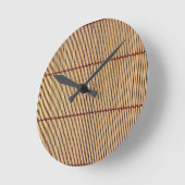 Horloge Ronde Bamboo mate (Angle)