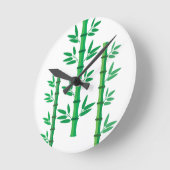 Horloge Ronde Bambou (Angle)