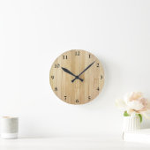 Horloge Ronde Bambou (Maison)