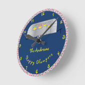 Horloge Ronde Bande-annonce Vintage de Glamper (Angle)