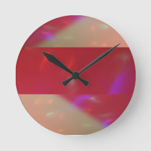Horloge Ronde bandes de lumières vives