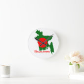 Horloge Ronde Bangladesh flag clock (Maison)