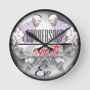 Horloge Ronde barbe à dessin à l'horloge