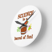 Horloge Ronde Baril de Fun (Angle)