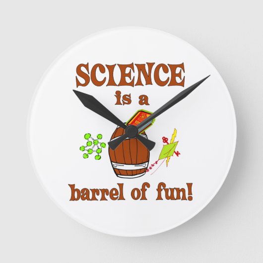 Horloge Ronde Baril de Fun (Recto)