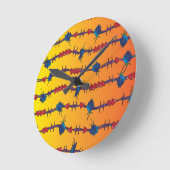 Horloge Ronde Barre (Angle)