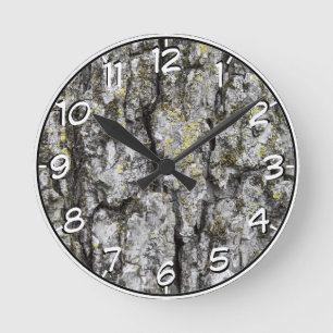 Horloge Ronde Barre d'arbre