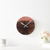 Horloge Ronde Barre de chocolat (Maison)