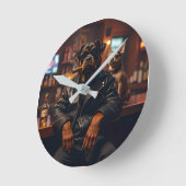 Horloge Ronde Barre Rottie (Angle)