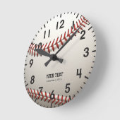 Horloge Ronde Base-ball (Angle)
