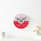Horloge Ronde Base-ball (Maison)