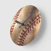 Horloge Ronde Base-ball (Angle)