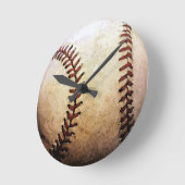 Horloge Ronde Baseball (Angle)
