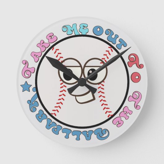 Horloge Ronde Baseball (Recto)
