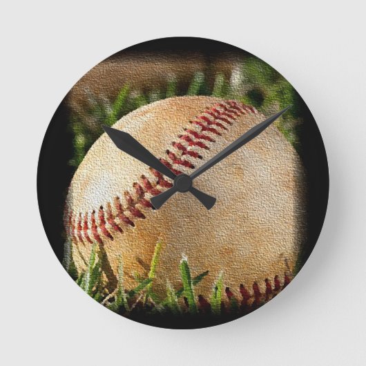 Horloge Ronde Baseball (Recto)