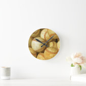 Horloge Ronde Baseball (Maison)
