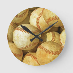 Horloge Ronde Baseball