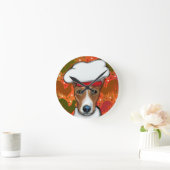 HORLOGE RONDE BASENJI (Maison)