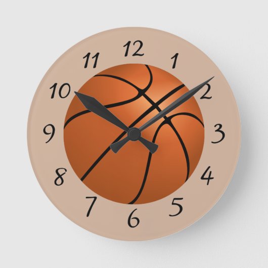Horloge Ronde Basket (Recto)