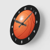Horloge Ronde Basket (Angle)