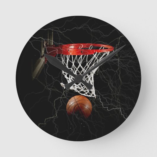 Horloge Ronde Basket-ball (Recto)